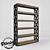 Maine-Brown Loft-Style Rack 3D model small image 1