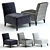 Nevada Armchair: High-Detailed 3D Model 3D model small image 1