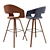 Sleek Chino Counter Stool - Modern Design for Stylish Spaces 3D model small image 2