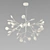 Modern White Metal Pendant Light 3D model small image 1