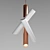 Gold Metal Pendant Light - Tubes 3D model small image 1