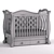 Gabriella Luxury Plus Cot: Ultimate Comfort for Your Baby 3D model small image 3