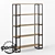 Industrial Wooden Metal Rack 3D model small image 1