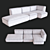 HAY Mags Soft Sofa: Modern Elegance 3D model small image 2