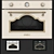 Smeg SF4750MPO Microwave: Sleek & Stylish Multifunction Oven 3D model small image 1