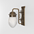 Pannon Brass Wall Light 3D model small image 2