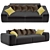 Homeaffaire Big Sofa, Comfortable and Stylish 3D model small image 1