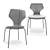 Stylish Pike Chair with Metal Base 3D model small image 2