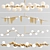 Exclusive Chandelier Collection: Elegant Illumination 3D model small image 1