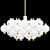 Elegant Seguso Chandeliers Pair 3D model small image 1