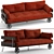 Retro-inspired Loft Vintage Sofa 3D model small image 1