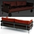 Retro-inspired Loft Vintage Sofa 3D model small image 2