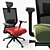 Sidiz T50-10th: Ergonomic Task Chair 3D model small image 1