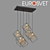 Modern Industrial Hanging Lamp - Alambre 2779 3D model small image 1