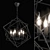 Elegant Cage Chandelier for Ceilings 3D model small image 2