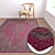 High-Quality Carpets Set 3D model small image 2