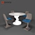 Elegant Dining Set | ARUM Chairs 3D model small image 1
