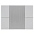 Modern Wall Panel 30 3D model small image 2