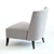 Sleek Orwell Armchair: 3D Model 3D model small image 3