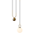Sleek Pendant Lamp with Counterweight 3D model small image 2