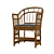 Elegant Dylon Armchair: Comfort and Style 3D model small image 1