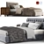 Palermo Bed FB.BD.MES.3  Elegant and Modern Bed Solution 3D model small image 2