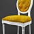 Title: French Style Dining Chair 3D model small image 2