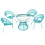 Elegant Ehrlich Dining Set 3D model small image 2