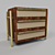 Custom Design Wooden Dresser 3D model small image 1