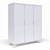 Foldable Travel Wardrobe: Compact and Stylish 3D model small image 3