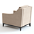 Spencer Armchair: Stylish & Cozy Seating 3D model small image 3