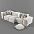 Modern Vray & Corona Sofa 3D model small image 2
