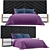 Luxury Memphis Bed 2: TurboSmooth-off 3D model small image 1