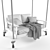 Outdoor Swing Sofa: Relax in Style 3D model small image 3