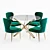 Elegant Metal Dining Chair: Classic Design 3D model small image 2