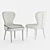 Elegant Metal Dining Chair: Classic Design 3D model small image 3