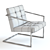 Elegant Dafne Armchair: 3D Model 3D model small image 2