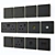 Elegant Crystal Wall Switches 3D model small image 1