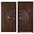 Tower 10 Metal Entrance Door 3D model small image 3