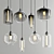 Smoke & Glass Pendant Lights 3D model small image 1