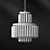 Crystal Loft Lamp: Modern Elegance in 3 Circles 3D model small image 2