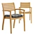 Sleek Scandinavian Bellair Chair 3D model small image 1