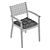 Sleek Scandinavian Bellair Chair 3D model small image 3