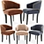 Minimalist Ibis Dining Chair: Stylish, Comfortable, and Versatile 3D model small image 1