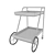 Portable Console Table with Wheels 3D model small image 3