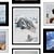 FotoFrame Set 21: Stylish Wall Decor 3D model small image 2