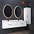 Timeless Elegance: Bathroom Set 3D model small image 1