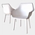 Elegant Draped Chair 3D model small image 3