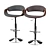 Modern Swivel Bar Stool 3D model small image 1