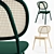 Classic Cane Chair: Timeless Elegance 3D model small image 1